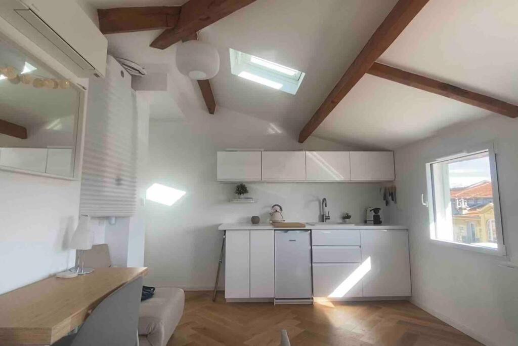 Heart Of Nice-Rooftop Seaside Studio Buitenkant foto