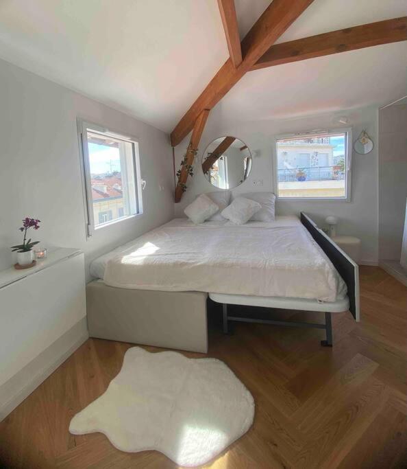 Heart Of Nice-Rooftop Seaside Studio Buitenkant foto